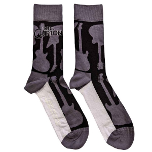 Eric Clapton - Guitars Uni Grey Socks (Eu 40-45) in the group MERCHANDISE /  /  at Bengans Skivbutik AB (5536113)