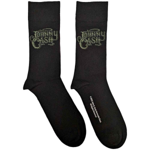 Johnny Cash - Text Logo Uni Bl Socks (Eu 40-45) in the group MERCHANDISE /  /  at Bengans Skivbutik AB (5536132)