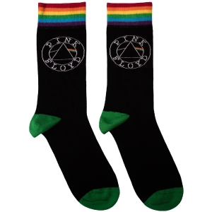 Pink Floyd - Circle Logo Uni Bl Socks (Eu 40-45) in the group MERCHANDISE / Merch / Pop-Rock at Bengans Skivbutik AB (5536170)