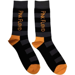 Pink Floyd - Orange Logo Uni Bl Socks (Eu 39-45) in the group MERCHANDISE /  /  at Bengans Skivbutik AB (5536176)