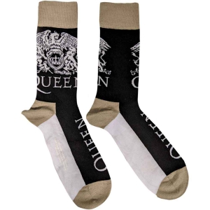 Queen - Crest & Logo Uni Bl Socks (Eu 40-45) in the group MERCHANDISE /  /  at Bengans Skivbutik AB (5536181)