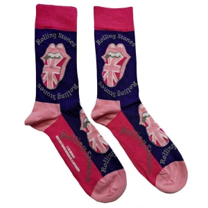 Rolling Stones - Uk Tongue Uni Purp Socks (Eu 40-45) in the group MERCHANDISE /  /  at Bengans Skivbutik AB (5536197)
