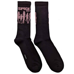 Spice Girls - Silhouette Uni Bl Socks (Eu 40-45) in the group MERCHANDISE / Strumpor / Pop-Rock at Bengans Skivbutik AB (5536204)