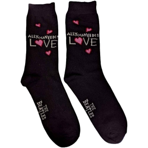 The Beatles - All You Need Is Love Uni Bl Socks:7 - M in the group MERCHANDISE / Merch / Pop-Rock at Bengans Skivbutik AB (5536210)