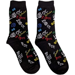 The Beatles - Love Uni Drk Blue Socks (Eu 40-45) in the group MERCHANDISE /  /  at Bengans Skivbutik AB (5536220)