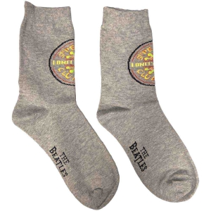 The Beatles - Sgt Pepper Uni Grey Socks (Eu 40-45) in the group MERCHANDISE /  /  at Bengans Skivbutik AB (5536237)
