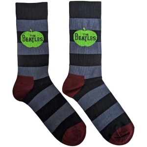 The Beatles - Apple & Stripes Uni Blue Socks (Eu 39-45 in the group MERCHANDISE /  /  at Bengans Skivbutik AB (5536247)