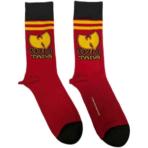 Wu-Tang Clan - Wu-Tang Stripes Red Socks (Eu 40-45) in the group MERCHANDISE /  /  at Bengans Skivbutik AB (5536261)
