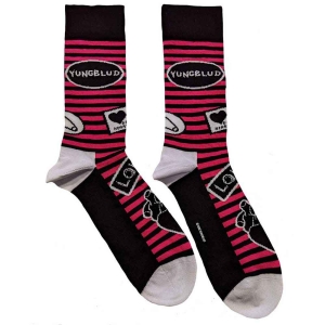 Yungblud - Symbols Uni Bl Socks (Eu 40-45) in the group MERCHANDISE /  /  at Bengans Skivbutik AB (5536267)