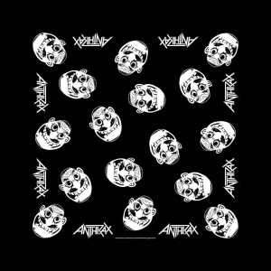 Anthrax - Not Man Bandana in the group MERCHANDISE / Merch / Hårdrock at Bengans Skivbutik AB (5536278)