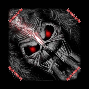 Iron Maiden - Eddie Candle Finger Bandana in the group MERCHANDISE / Merch / Hårdrock at Bengans Skivbutik AB (5536301)
