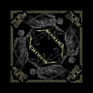 Metallica - And Justice For All Bandana in the group MERCHANDISE / Merch / Hårdrock at Bengans Skivbutik AB (5536317)