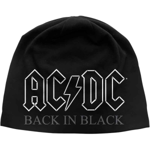 Ac/Dc - Back In Black Jd Print Beanie H in the group MERCHANDISE / Merch / Hårdrock at Bengans Skivbutik AB (5536354)