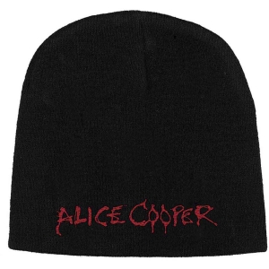 Alice Cooper - Logo Beanie H in the group MERCHANDISE / Merch / Hårdrock at Bengans Skivbutik AB (5536356)