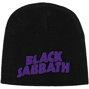 Black Sabbath - Purple Logo Beanie H in the group MERCHANDISE / Merch / Hårdrock at Bengans Skivbutik AB (5536363)