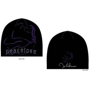 John Lennon - Peace & Love Beanie H in the group MERCHANDISE / Merch / Pop-Rock at Bengans Skivbutik AB (5536463)