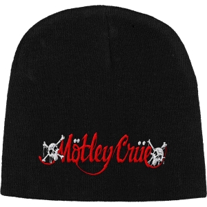 Motley Crue - Dr Feelgood Logo Beanie H in the group MERCHANDISE / Merch / Hårdrock at Bengans Skivbutik AB (5536482)