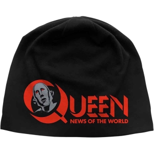 Queen - News Of The World Jd Print Beanie H in the group MERCHANDISE / Merch / Pop-Rock at Bengans Skivbutik AB (5536513)