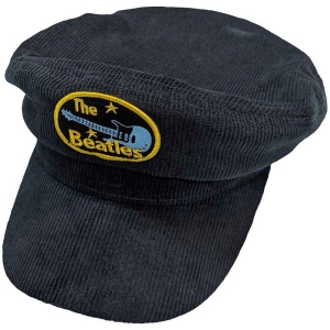 The Beatles - Oval Logo Navy Corduroy Hat:  in the group MERCHANDISE / Merch / Pop-Rock at Bengans Skivbutik AB (5536597)