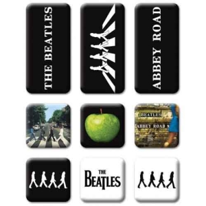 The Beatles - Abbey Road 9 Piece Set Magnet in the group MERCHANDISE / Merch / Pop-Rock at Bengans Skivbutik AB (5536615)