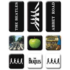 The Beatles - Abbey Road 9 Piece Set Magnet in the group MERCHANDISE / Magnet / Pop-Rock at Bengans Skivbutik AB (5536615)