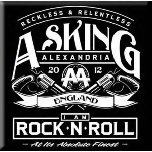 Asking Alexandria - Rock N Roll Magnet in the group MERCHANDISE / Merch / Hårdrock at Bengans Skivbutik AB (5536620)