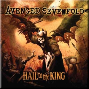 Avenged Sevenfold - Hail To The King Magnet in the group MERCHANDISE / Merch / Hårdrock at Bengans Skivbutik AB (5536622)