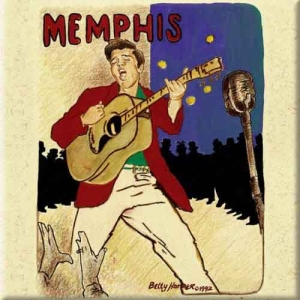 Elvis Presley - Memphis Magnet in the group MERCHANDISE / Magnet / Pop-Rock at Bengans Skivbutik AB (5536637)