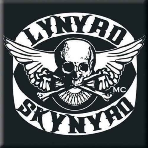 Lynyrd Skynyrd - Biker Patch Logo Magnet in the group MERCHANDISE / Magnet / Pop-Rock at Bengans Skivbutik AB (5536659)