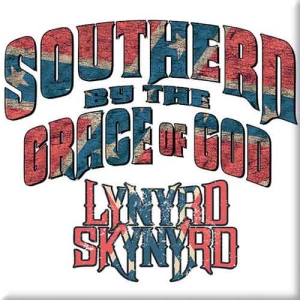 Lynyrd Skynyrd - Southern By The Grace Of God Magnet in the group MERCHANDISE / Merch / Pop-Rock at Bengans Skivbutik AB (5536664)