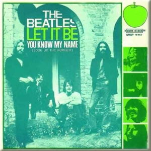 The Beatles - Let It Be/You Know My Name Magnet in the group MERCHANDISE / Merch / Pop-Rock at Bengans Skivbutik AB (5536704)