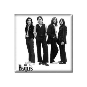 The Beatles - White Iconic Image Magnet in the group MERCHANDISE / Magnet / Pop-Rock at Bengans Skivbutik AB (5536721)