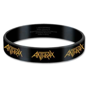 Anthrax - Logo Gum Wristband in the group MERCHANDISE / Merch / Hårdrock at Bengans Skivbutik AB (5536772)