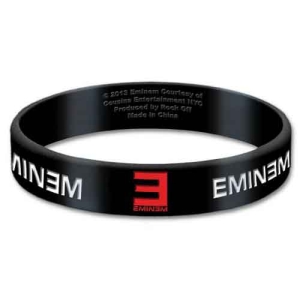 Eminem - Logo Gum Wristband in the group MERCHANDISE / Merch / Hip Hop-Rap at Bengans Skivbutik AB (5536779)