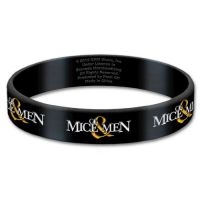 Of Mice & Men - Gummi Armband in the group MERCHANDISE / Merch / Hårdrock at Bengans Skivbutik AB (5536791)