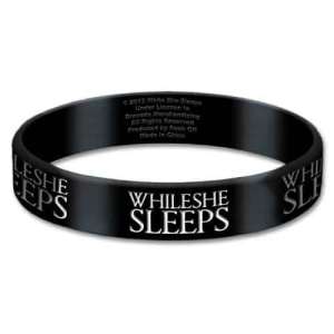 While She Sleeps - Logo Gum Wristband in the group MERCHANDISE / Merch / Hårdrock at Bengans Skivbutik AB (5536808)