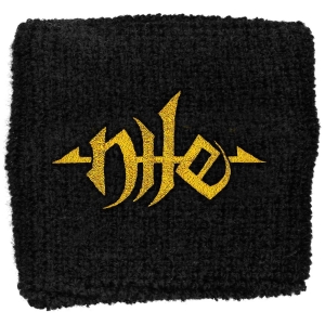 Nile - Gold Logo Embroidered Wristband Sweat in the group MERCHANDISE / Merch / Dance-Techno at Bengans Skivbutik AB (5536845)