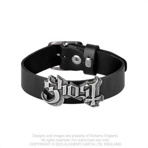 Ghost - Logo Leather Wriststrap in the group MERCHANDISE at Bengans Skivbutik AB (5536877)