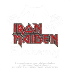 Iron Maiden - Enamelled Logo Pin Badge in the group MERCHANDISE / Merch / Hårdrock at Bengans Skivbutik AB (5536882)