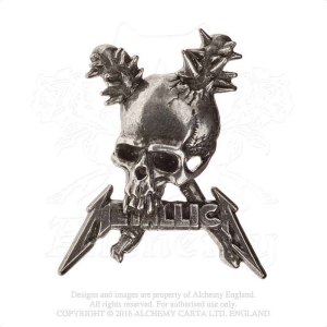 Metallica - Damage Inc. Skull Pin Badge in the group MERCHANDISE / Pin-Button Badge / Heavy Metal at Bengans Skivbutik AB (5536891)