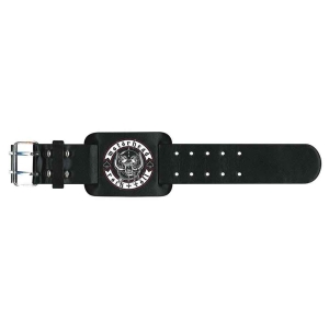 Motorhead - Biker Badge Leather Wriststrap in the group MERCHANDISE / Pin-Button Badge / Heavy Metal at Bengans Skivbutik AB (5536930)