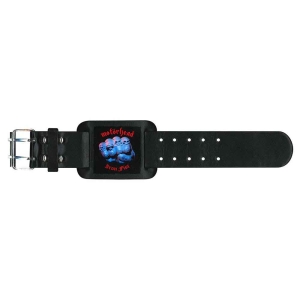 Motorhead - Iron Fist Leather Wriststrap in the group MERCHANDISE / Merch / Hårdrock at Bengans Skivbutik AB (5536931)