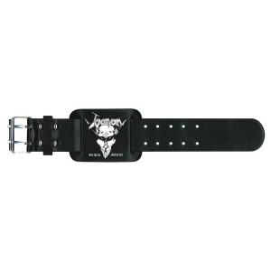 Venom - Black Metal Leather Wriststrap in the group MERCHANDISE / Merch / Hårdrock at Bengans Skivbutik AB (5536940)