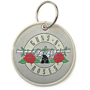 Guns N Roses - Silver Circle Logo Printed Patch Keychai in the group MERCHANDISE / Patch / Heavy Metal at Bengans Skivbutik AB (5536948)