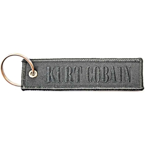 Kurt Cobain - Logo Woven Patch Keychain in the group MERCHANDISE / Merch / Hårdrock at Bengans Skivbutik AB (5536951)