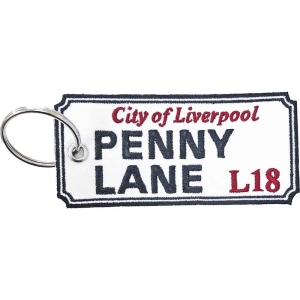 Rock Off - Penny Lane Liverpool Sign Woven Patch Ke in the group OTHER / Merchandise at Bengans Skivbutik AB (5536961)
