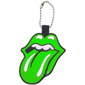 Rolling Stones - Classic Tongue Green Patch Keychain in the group MERCHANDISE / Keyring / Pop-Rock at Bengans Skivbutik AB (5536965)
