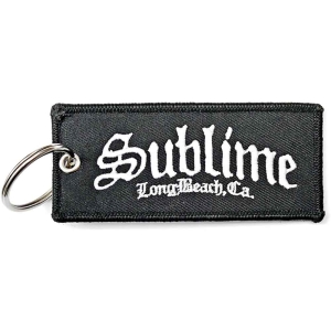 Sublime - Ca Logo Woven Patch Keychain in the group MERCHANDISE / Merch / Reggae at Bengans Skivbutik AB (5536969)