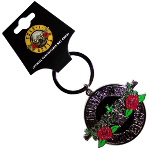 Guns N Roses - Silver Circle Logo Keychain in the group MERCHANDISE / Keyring / Heavy Metal at Bengans Skivbutik AB (5537034)
