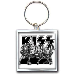 Kiss - Graphite Band Metal Keychain in the group MERCHANDISE / Keyring / Heavy Metal at Bengans Skivbutik AB (5537040)